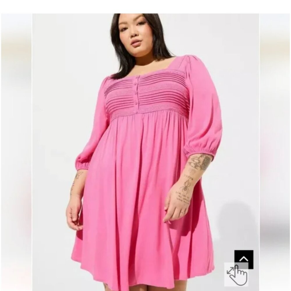 Torrid Pink Skater Dress